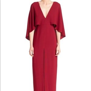 Halston Heritage red gown